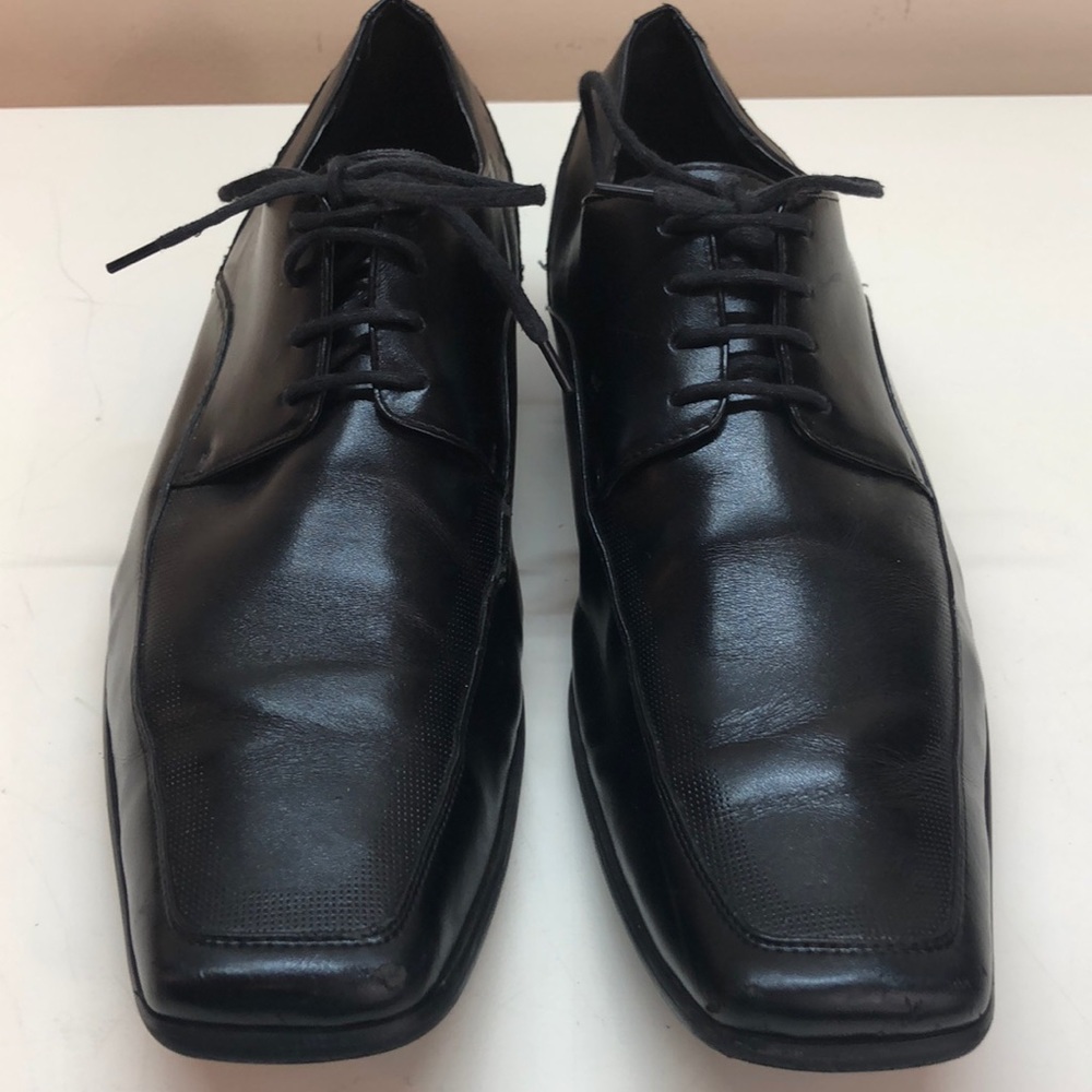 Steve Madden Black Lace-up Shoes Size 12
